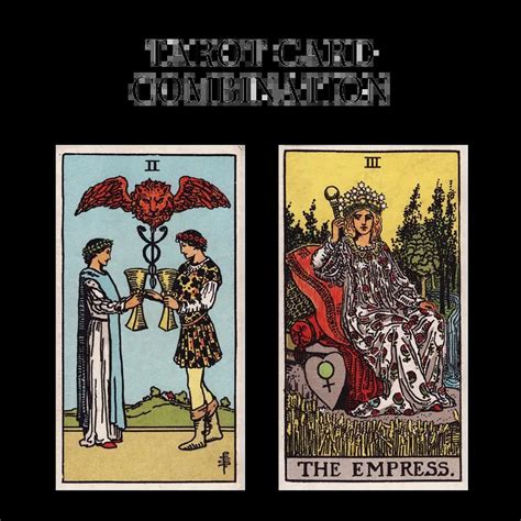Hermit Five of Pentacles. . 2 of cups and the empress